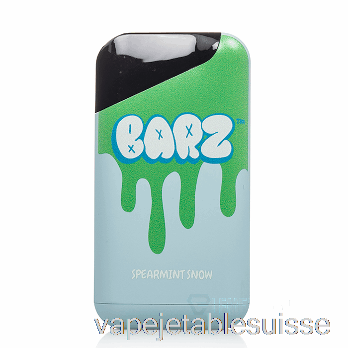 Vape Suisse Barz 7000 Jetable Menthe Verte Neige